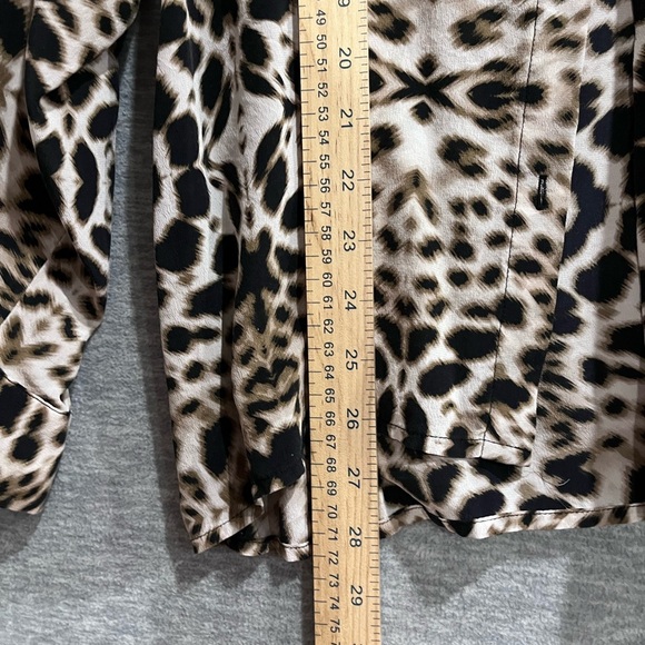 Worthington Animal Print Blouse - Picture 7 of 8